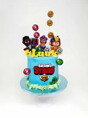 Детский торт \"Brawl Stars\" – купить за 3 100 ₽ | Кондитерская студия LU TI  SÙ торты на заказ
