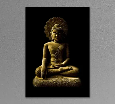 Будда Шакьямуни на картине из янтаря от производителя ТМ Янтарь Полесья
