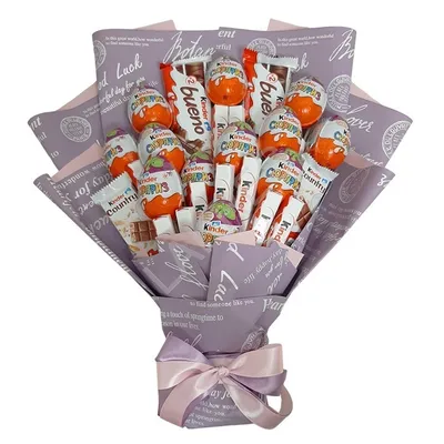 Сладкий букет из конфет - купить с доставкой по выгодным ценам в  интернет-магазине OZON (429782214)