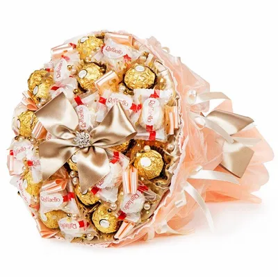 Купить Букет из конфет \"К 8 Марта №1\" по доступным ценам в  интернет-магазине giftsocean.ru