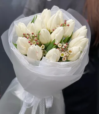 Купить букет из 15 тюльпанов | Заказать букет тюльпанов Киев ?