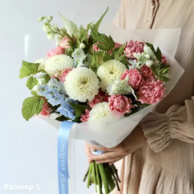 Пион-букет: нежный букет цветов за 12590 по цене 12590 ₽ - купить в  RoseMarkt с доставкой по Санкт-Петербургу
