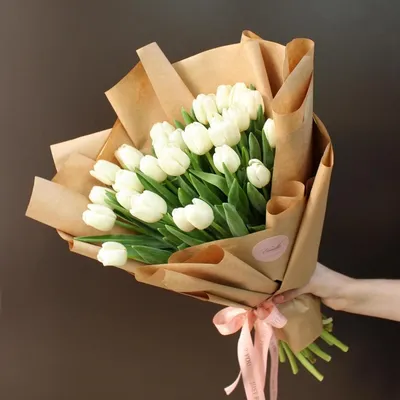 Букет Сиреневые тюльпаны» с тюльпанами - купить во Владимире за 2 730 руб
