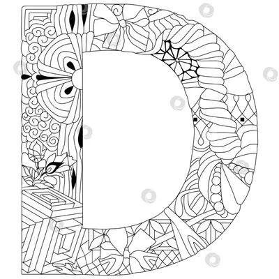 Буква D, изолированная на белом фоне, как логотип, значок, эмблема, рисунок  синего векторного фонда с нарисованной буквой для биз Иллюстрация вектора -  иллюстрации насчитывающей цветасто, отчужденного: 195619634