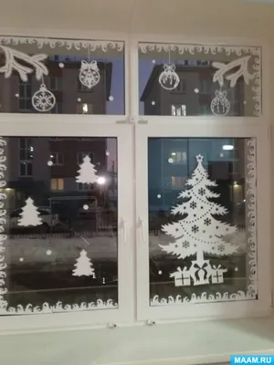 Новогодние вытынанки 2021 на окна и большие шаблоны елки | KPIZ.ru