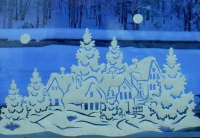 Дракончики на окна. Оформление для окон к Новому году – Фигурки из бумаги,  снежинки, вытынанки