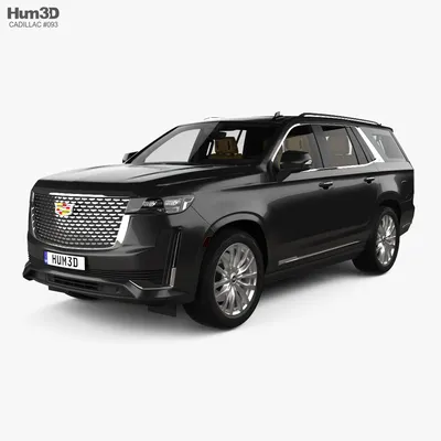 Cadillac Escalade Luxury with HQ interior 2024 3D model - Download Vehicles  on 3DModels.org