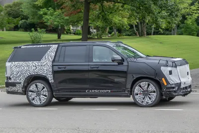 2025 Cadillac Escalade Spied With New Interior From The Electric Escalade  IQ | Carscoops