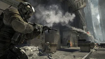 Фотографии Call of Duty Call of Duty 4: Modern Warfare Игры 1366x768