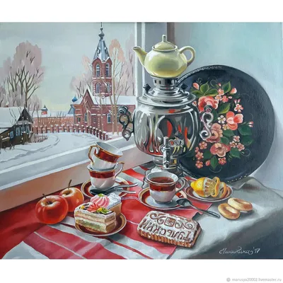 Русское чаепитие с самоваром - заказать на праздник в Москве |  Чайно-Творческая Мастерская