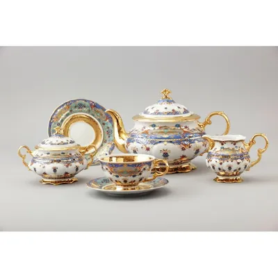 Купить Традиционный чайный сервиз в турецком стиле из 12 предметов,  декоративный ручной работы в османском стиле с золотой плиткой, узорчатый  набор из 6 человек, стеклянная чайная чашка | Joom