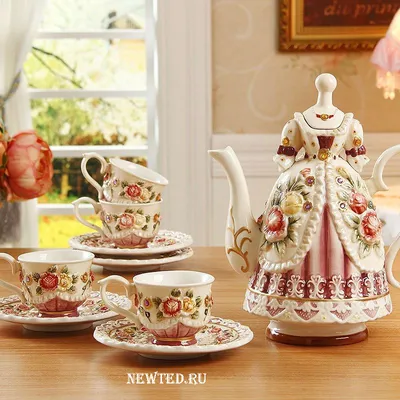 Чайный сервиз Lepard Зимний сад 14 предметов 6 персон фарфор цвет  разноцветный по цене 5790 ₽/шт. купить в Москве в интернет-магазине Леруа  Мерлен