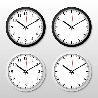простые белые часы PNG , нежный, черный, текстура PNG рисунок для  бесплатной загрузки