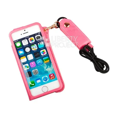 Чехол для iPhone 5/5s/SE со шнурком на шею (розовый пакетик) — купить оптом  в интернет-магазине Либерти