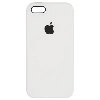 Купить Чехол Silicone Case для iPhone 5/5s/SE белый по цене 490 ₽ в Тюмени  | IceApple