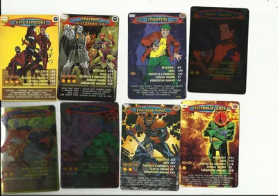 Карточки \"Человек-паук. Герои и злодеи\" от Marvel - старые карточки из  журналов