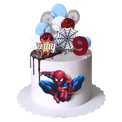Торт Человек паук на 9 лет | Караваево