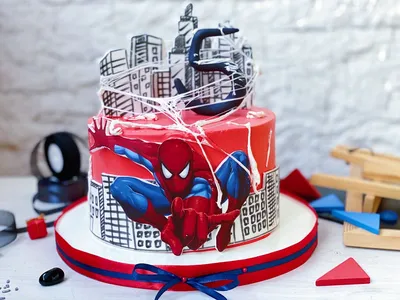 Человек - паук 🕷 🕸 готов отправиться на праздник 🎂🎊🎁 И устроить  незабываемую встречу героя… | Spiderman birthday cake, Spiderman cake,  Beautiful birthday cakes