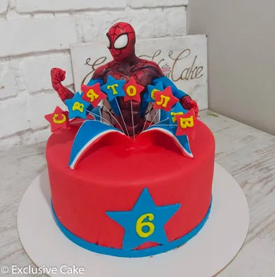 Торт Человек паук в торте купить в Киеве | Exclusive Cake