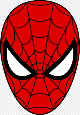 Человек-паук, шаблон лица человека-паука, лицо, вымышленный персонаж,  искусство png | PNGWing