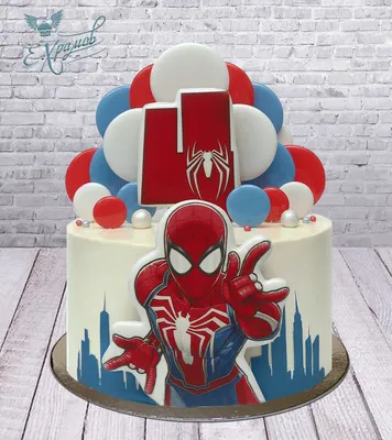 Сборка и декор торт Человек паук - YouTube