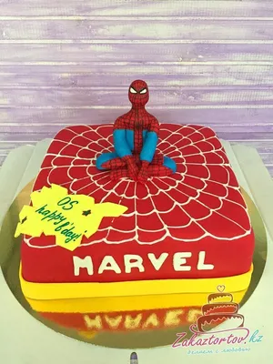 Сладкая картинка Вафельная картинка Человек-паук 4 года Украшение торта А4