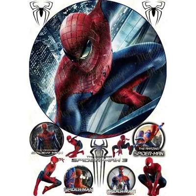 Вафельная картинка Человек-паук 8 купить по доступной цене в  интернет-магазине Кондишоп