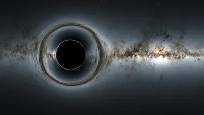 Черная дыра: как искривляется пространство у черной дыры