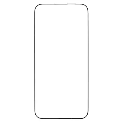Купить Защитное стекло 3D на весь экран 9H ANMAC + пленка задняя для iPhone  14 Pro / 15 (Матовое с сеточкой) (Черная рамка) за 690 руб, в Чехолере