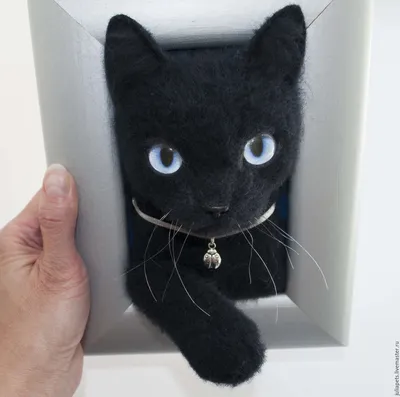 Черная кошка рисунок для детей - 59 фото