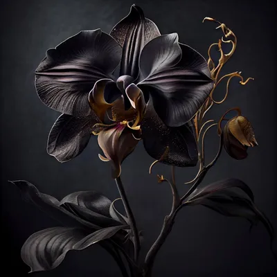 Салфетница Michael Aram Чёрная орхидея 20 см, гранит, черная (Michael Aram)  - купить в Москве в Williams Oliver