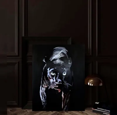 Постер \"Черная пантера\" 50x70 см – купить в Алматы по цене 1020 тенге –  интернет-магазин Леруа Мерлен Казахстан