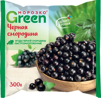 Черная смородина замороженная 600 г, купить с доставкой в магазине Деревня  Живёт в Москве и области.