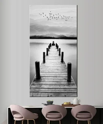 Интерьерная картина - \"Лама в ванне, черно-белый арт 30х40\" - купить по  низкой цене в интернет-магазине OZON (791652749)