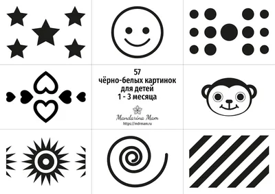 Черно-белые картинки для малышей Первые предметы Феникс-Премьер — купить в  интернет-магазине www.SmartyToys.ru
