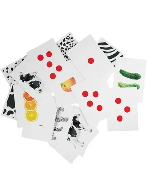 Черно-белые карточки для новорожденных Фигуры и узоры KoroBoom