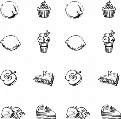 Концепция Еды И Питья Чернобелые Иконы Линии Аранжированые В Круге —  стоковая векторная графика и другие изображения на тему Еда - iStock