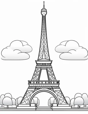 Эйфелева башня из бумаги в технике вырезания | Manualidades, Tema de paris,  Torre eiffel