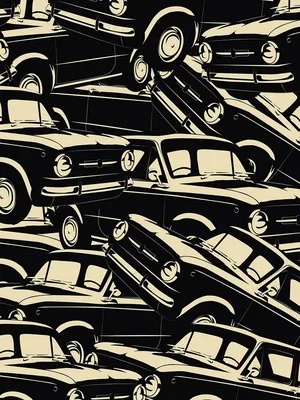 Черно-белая иллюстрация машины для концептуального дизайна Иллюстрация  штока - иллюстрации насчитывающей классицистическо, плакат: 199252019