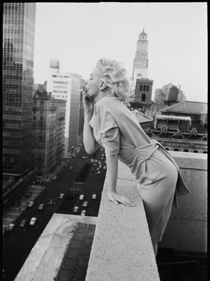 Мэрилин Монро, ретро-фото, черно-…» — создано в Шедевруме
