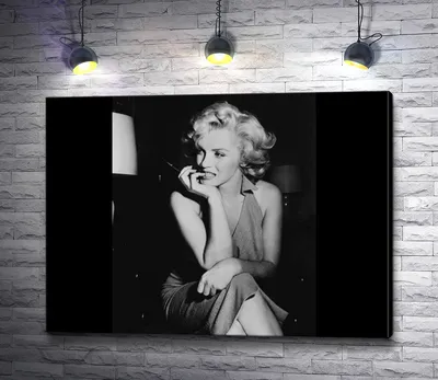 Серия черно-белых фотографии с Мэрилин Монро (Marilyn Monroe). Нью-Йорк,  1956 год. | Пикабу