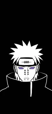 ЧБ ЧЕРНО БЕЛЫЕ ОБОИ НА ТЕЛЕФОН | Pain naruto, Anime naruto, Naruto  wallpaper iphone