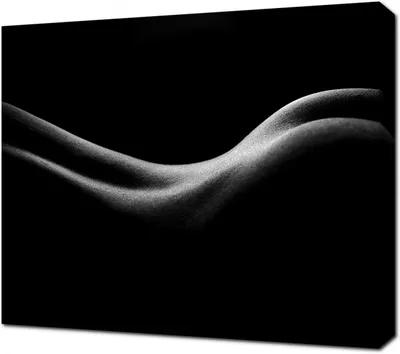 Картина \"Силуэты лиц мужчины и девушки, черно-белое фото \" |  Интернет-магазин картин \"АртФактор\"