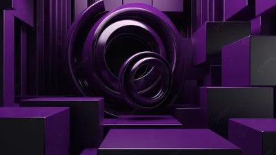 Красивые черно фиолетовые обои - 82 фото