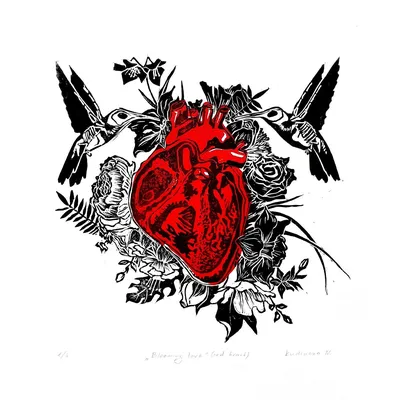 Картина сердце Любовь, черно белая картина с красным элементом в  интернет-магазине Ярмарка Мастеров по цене 1900 ₽ – QOVQGBY | Картины,  Москва - доставка по России