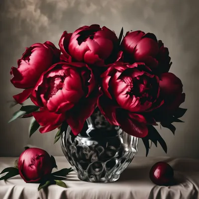 Черно-красный букет невесты за 11 590 руб. | Бесплатная доставка цветов по  Москве
