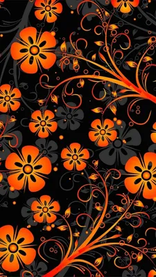Черно оранжевые обои на телефон - фото и картинки: 71 штук