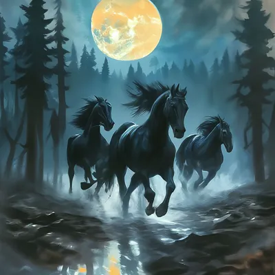 черные лошади 2 стоковое фото. изображение насчитывающей бежать - 46018328