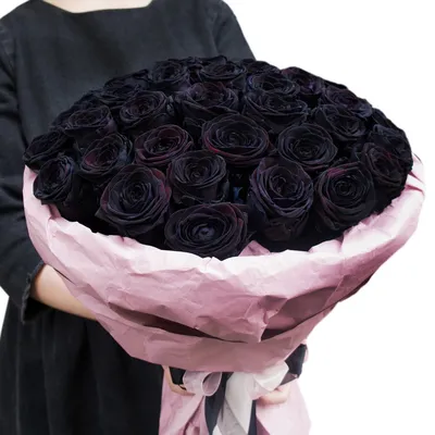 Букет 10 черных роз купить с доставкой в СПб