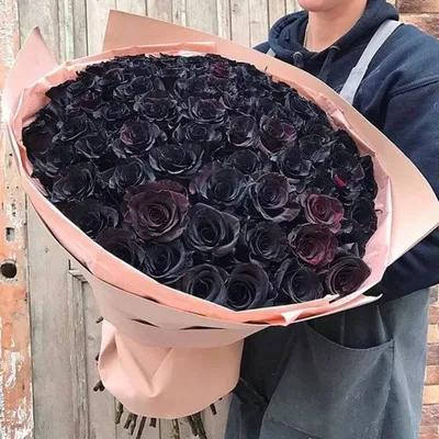 Черные розы купить | Букет из черных роз с доставкой